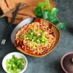 Spaghetti di riso alla piastra