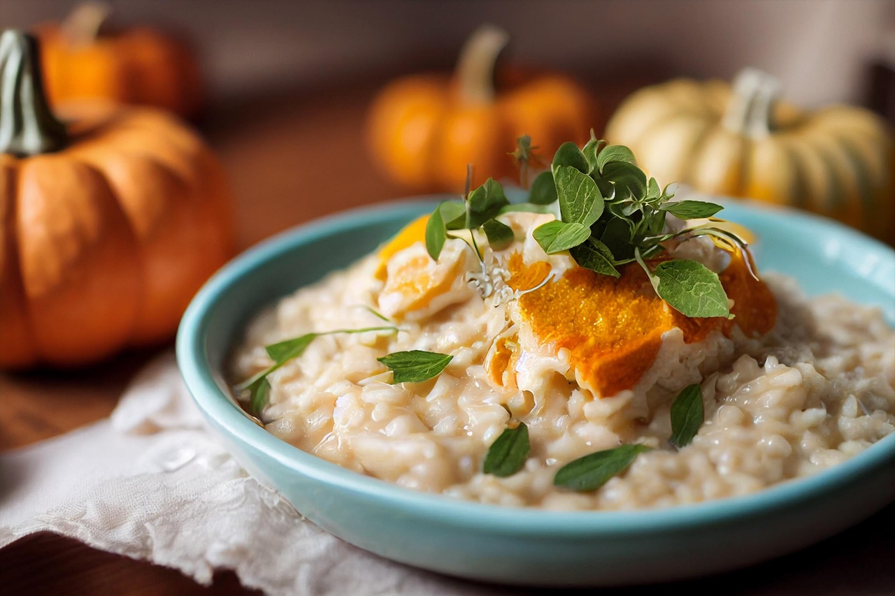 Ricetta risotto con zucca e salsiccia